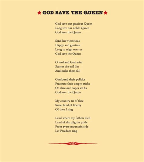 god save the queen lyrics